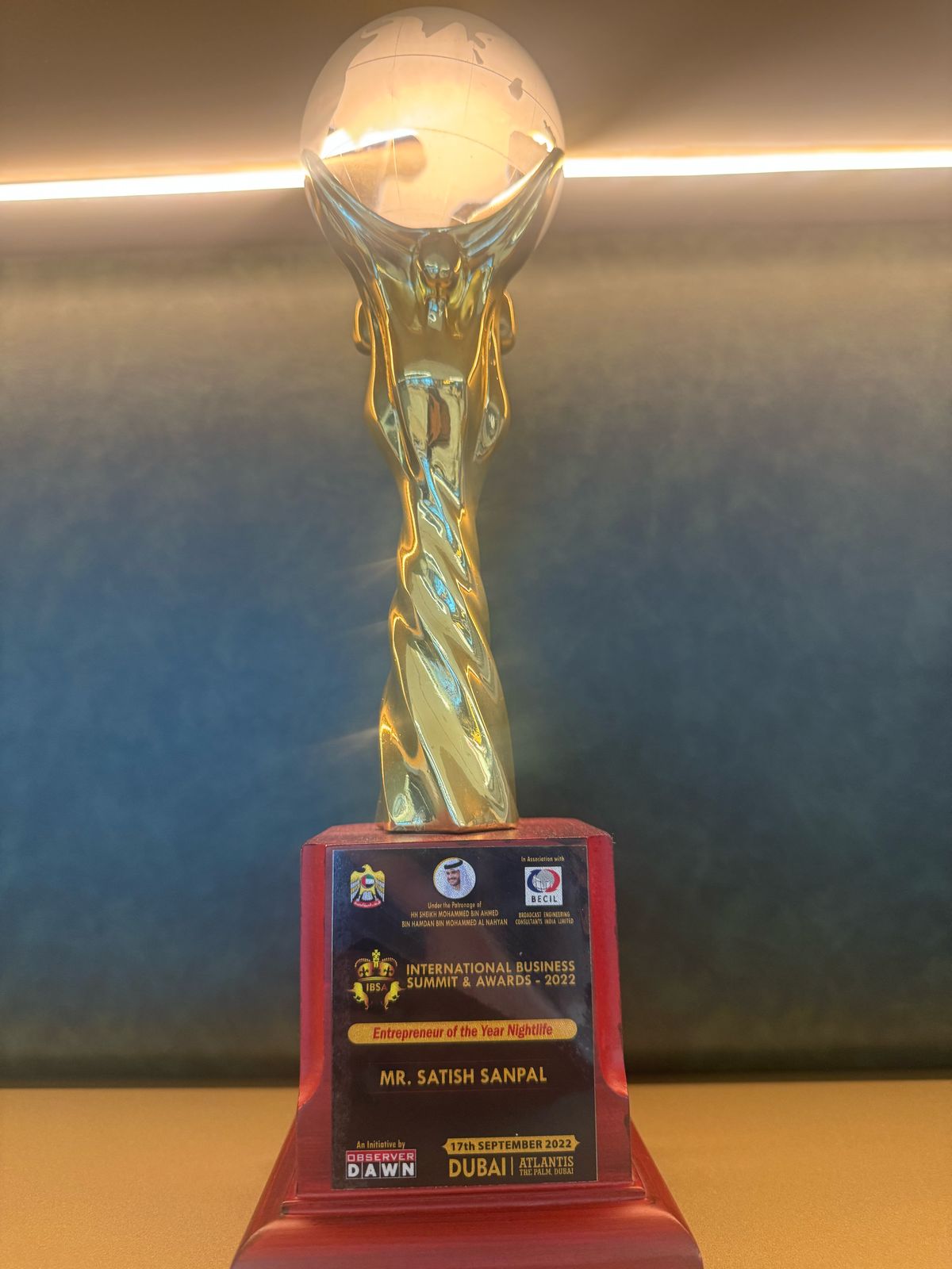 Golden Excellence Award in Entertainment